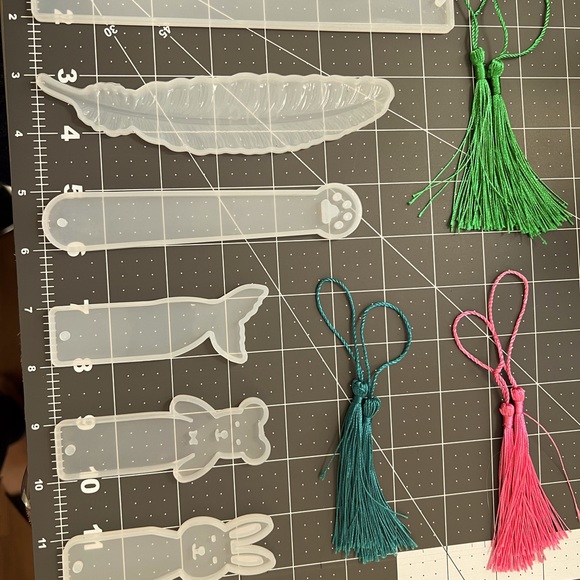 6 Bookmark Silicone molds (new) - Picture 2 of 4